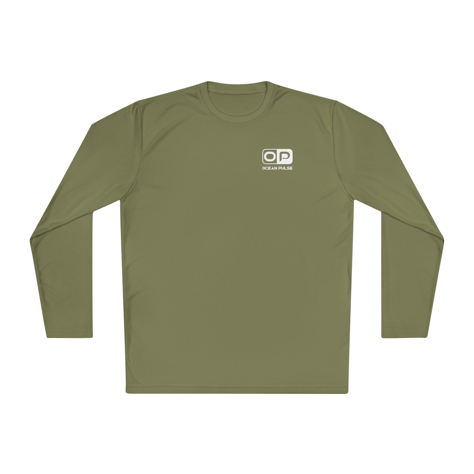 OP Florida Keys Reef Slam Long Sleeve Performance Fishing Shirt by Ocean Pulse (Olive Drab)