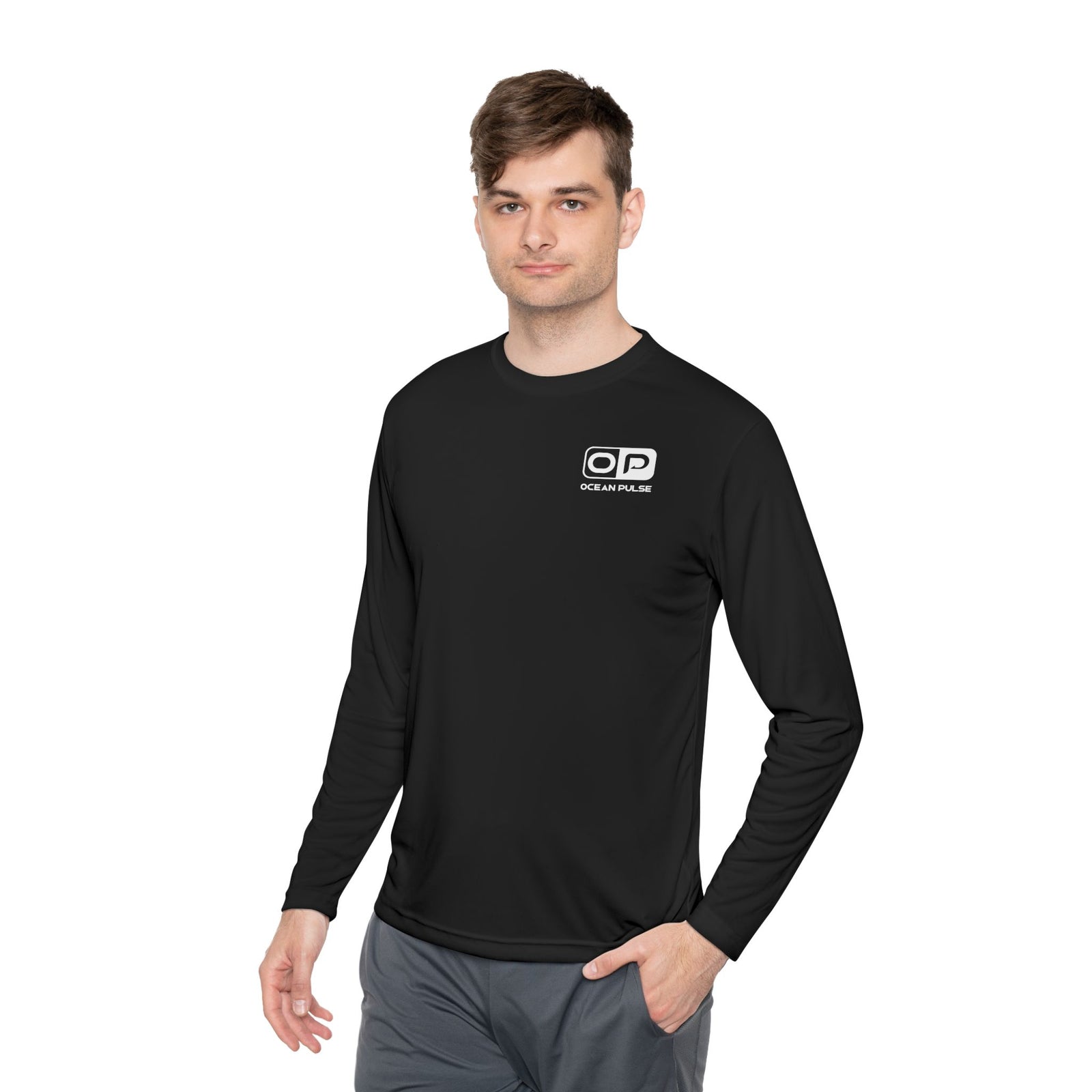 OP Florida Keys Reef Slam Long Sleeve Performance Fishing Shirt by Ocean Pulse (Black)