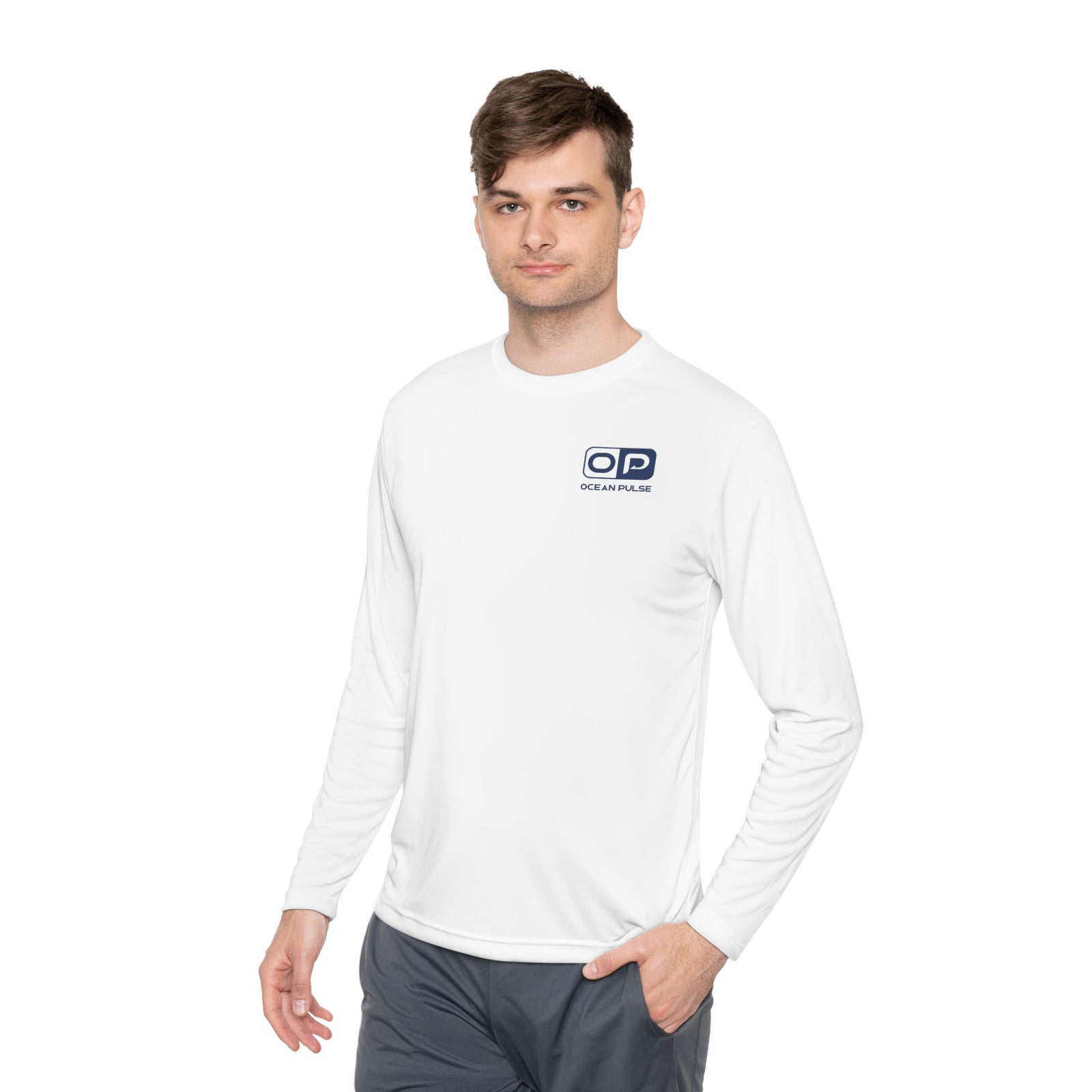 OP Florida Keys Reef Slam Long Sleeve Performance Fishing Shirt by Ocean Pulse (White)