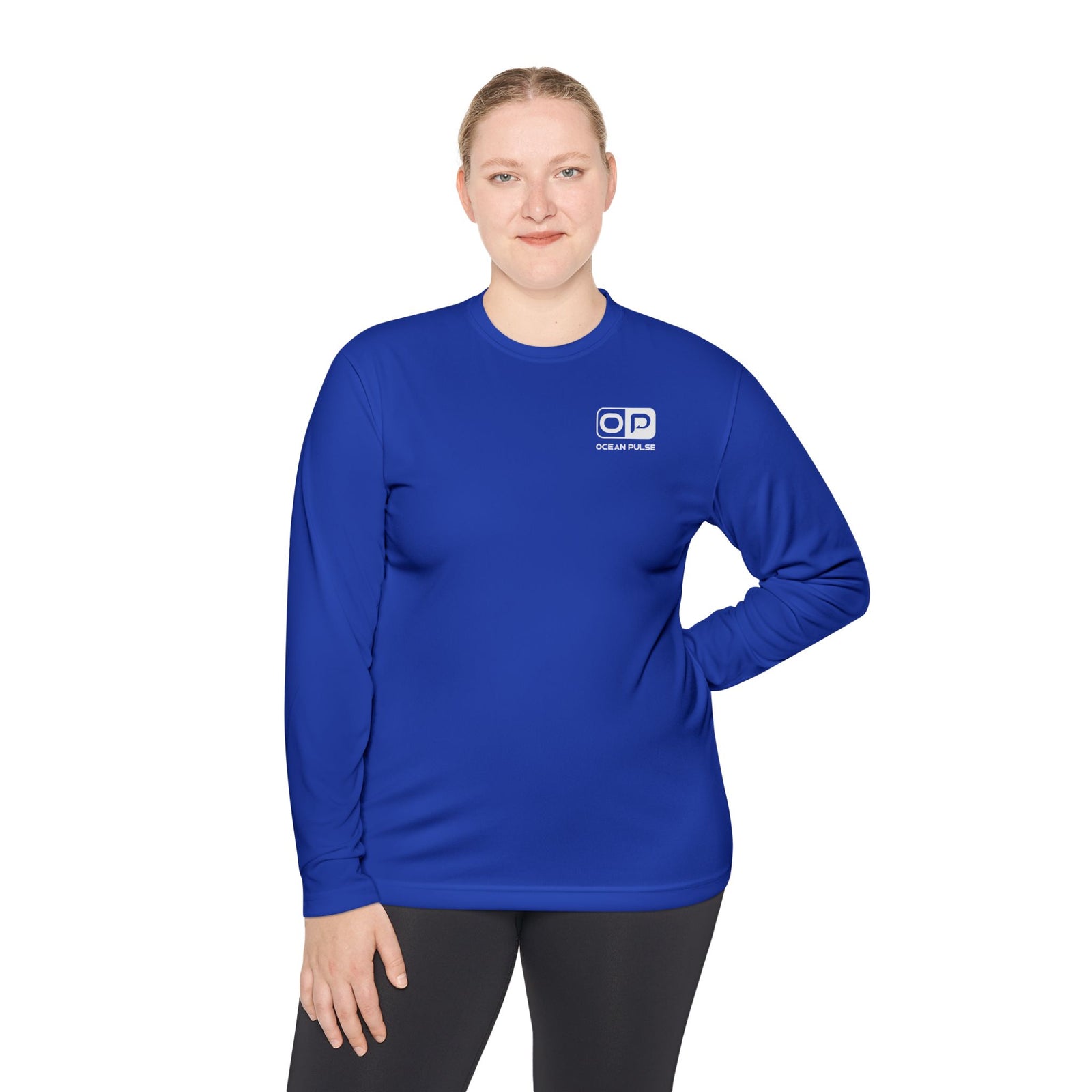 OP Florida Keys Reef Slam Long Sleeve Performance Fishing Shirt by Ocean Pulse (Royal Blue)