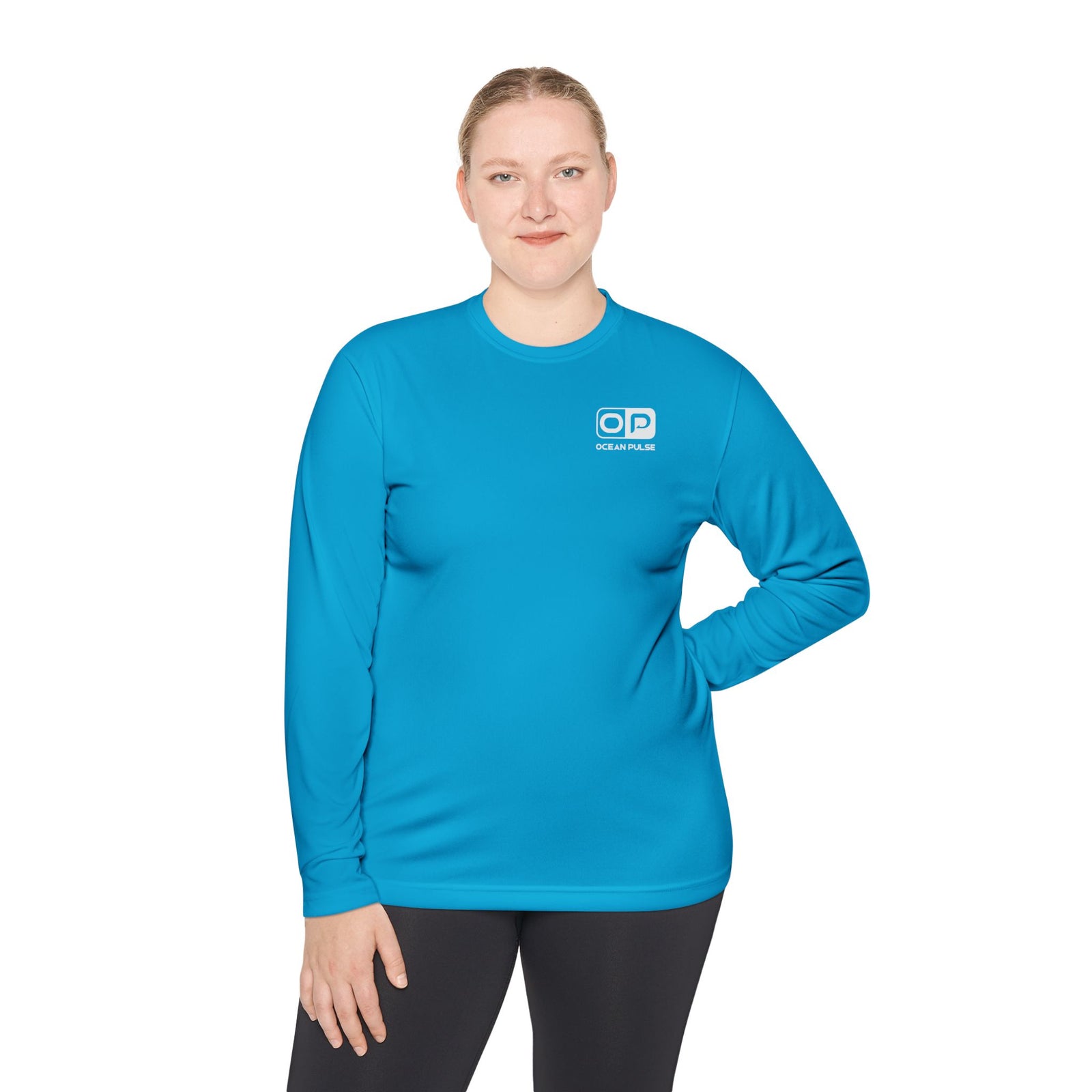 OP Florida Keys Reef Slam Long Sleeve Performance Fishing Shirt by Ocean Pulse (Atomic Blue)