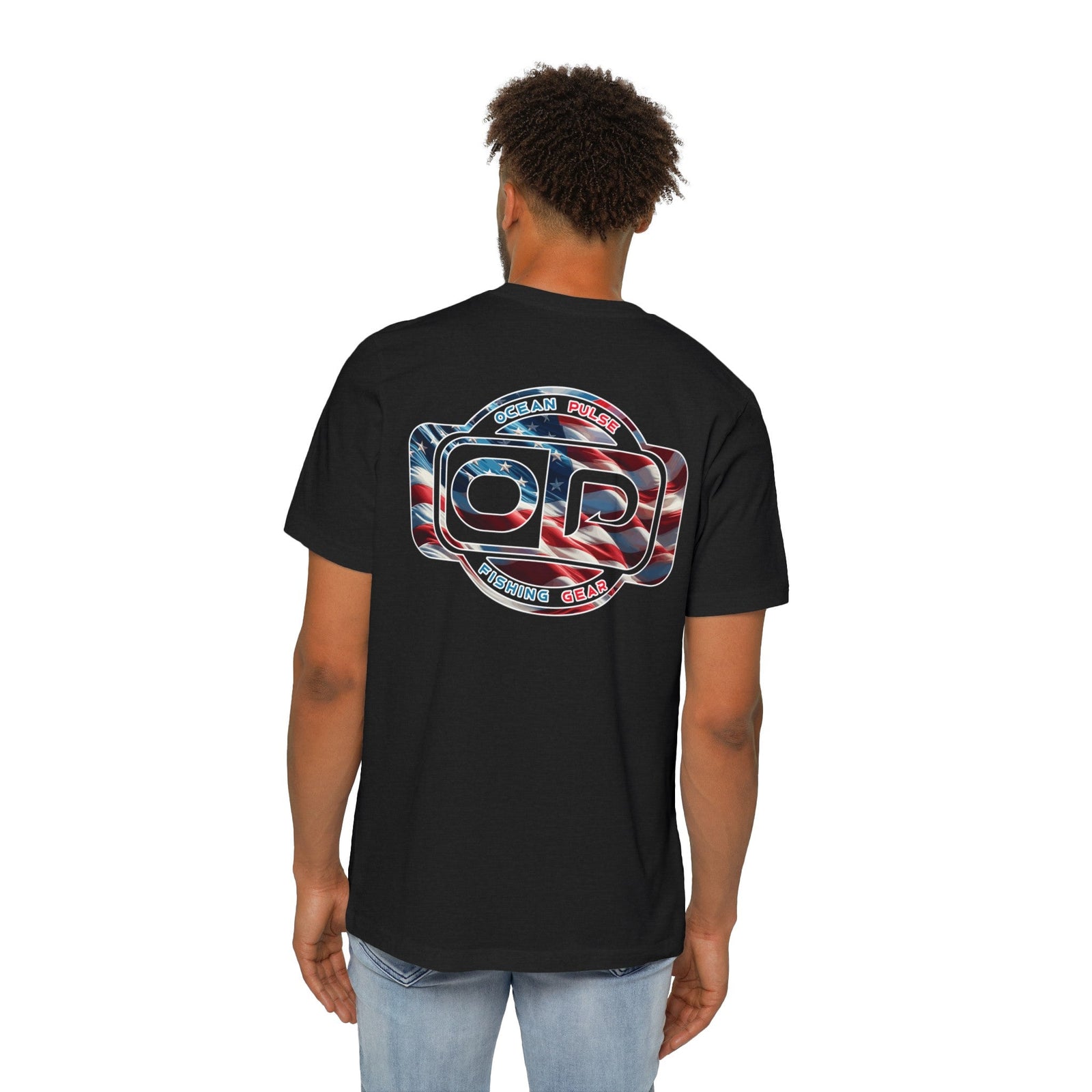 Ocean Pulse Patriot Short Sleeve T-Shirt (Black) - Ocean Pulse Gear