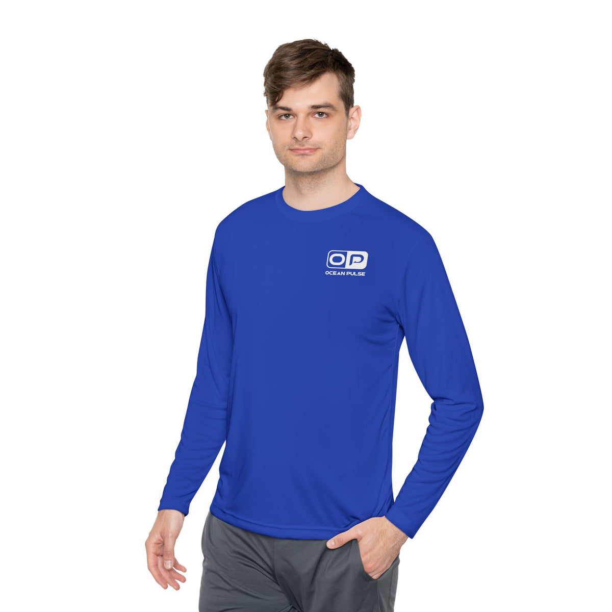 OP Florida Keys Reef Slam Long Sleeve Performance Fishing Shirt by Ocean Pulse (Royal Blue)