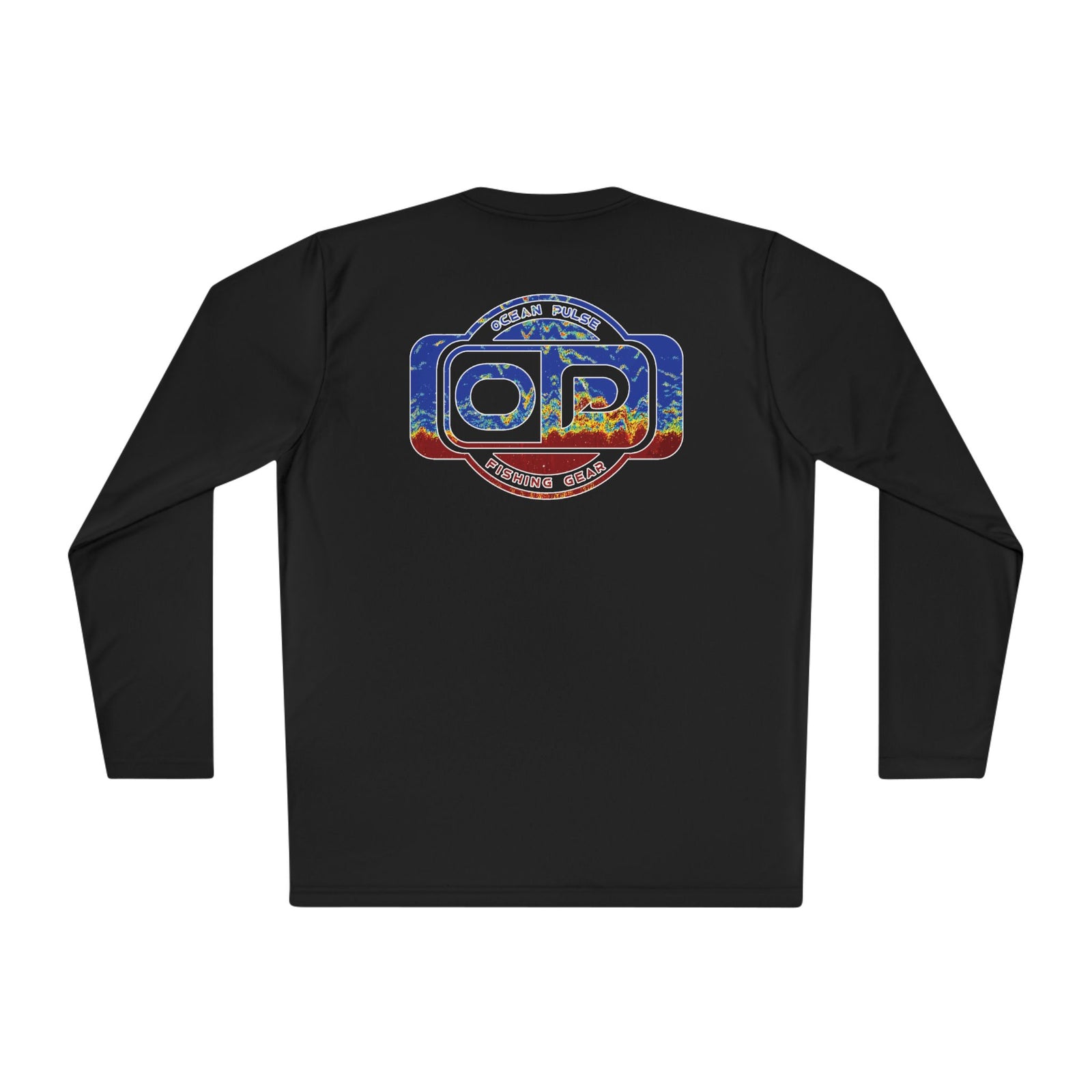OP Sonar Series Long Sleeve Performance Fishing Shirt by Ocean Pulse (Black)
