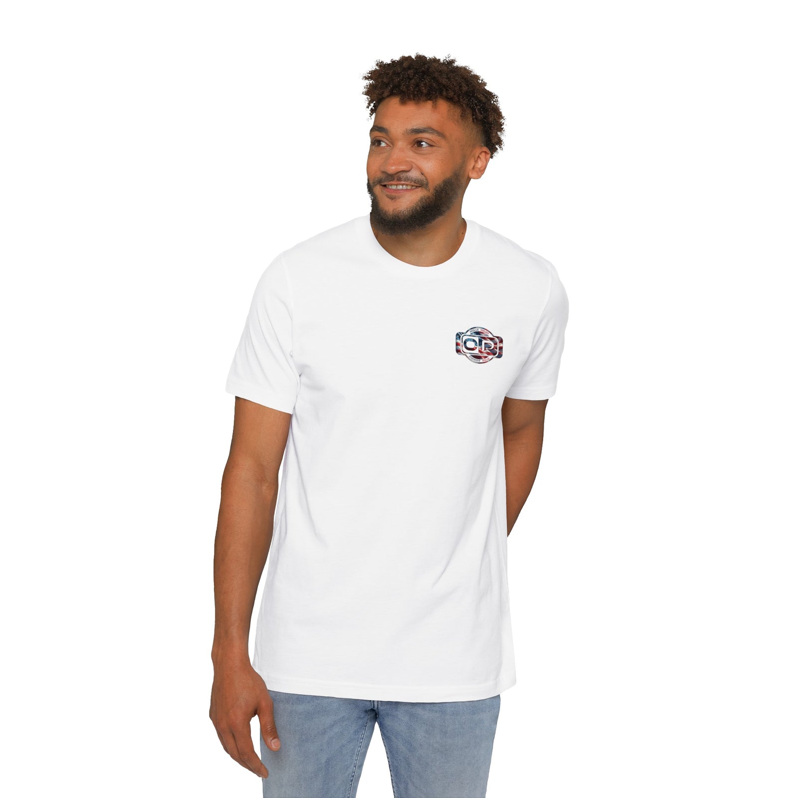 Ocean Pulse Patriot Short Sleeve T-Shirt (White) - Ocean