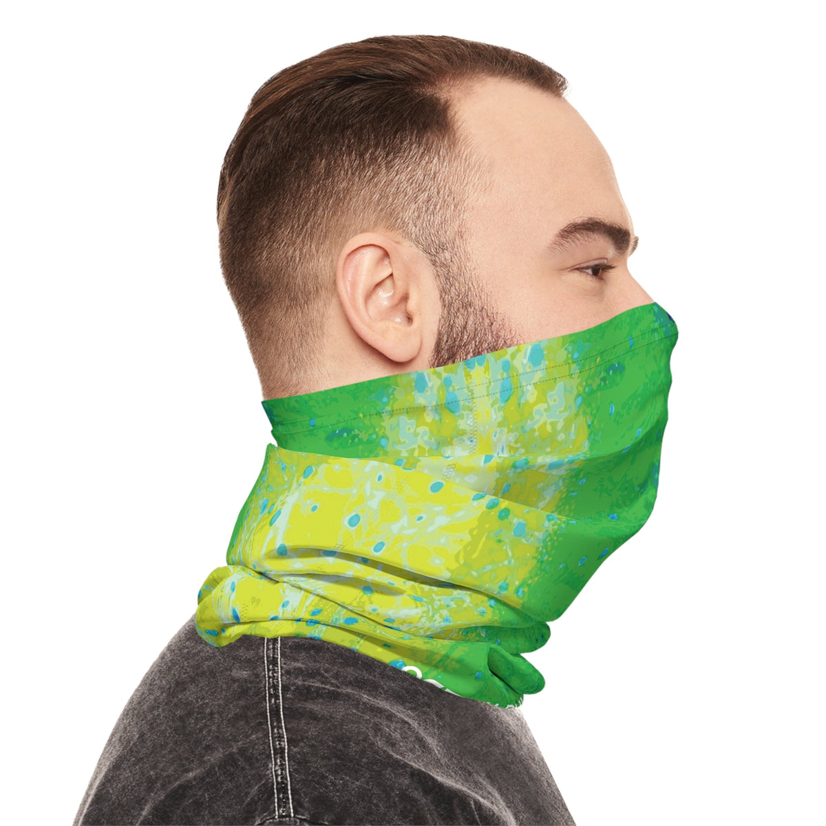 Mahi Mahi UPF50 Face Mask by Ocean Pulse | Fishing Mask, Face Guard, Sun Protection - Ocean Pulse Gear