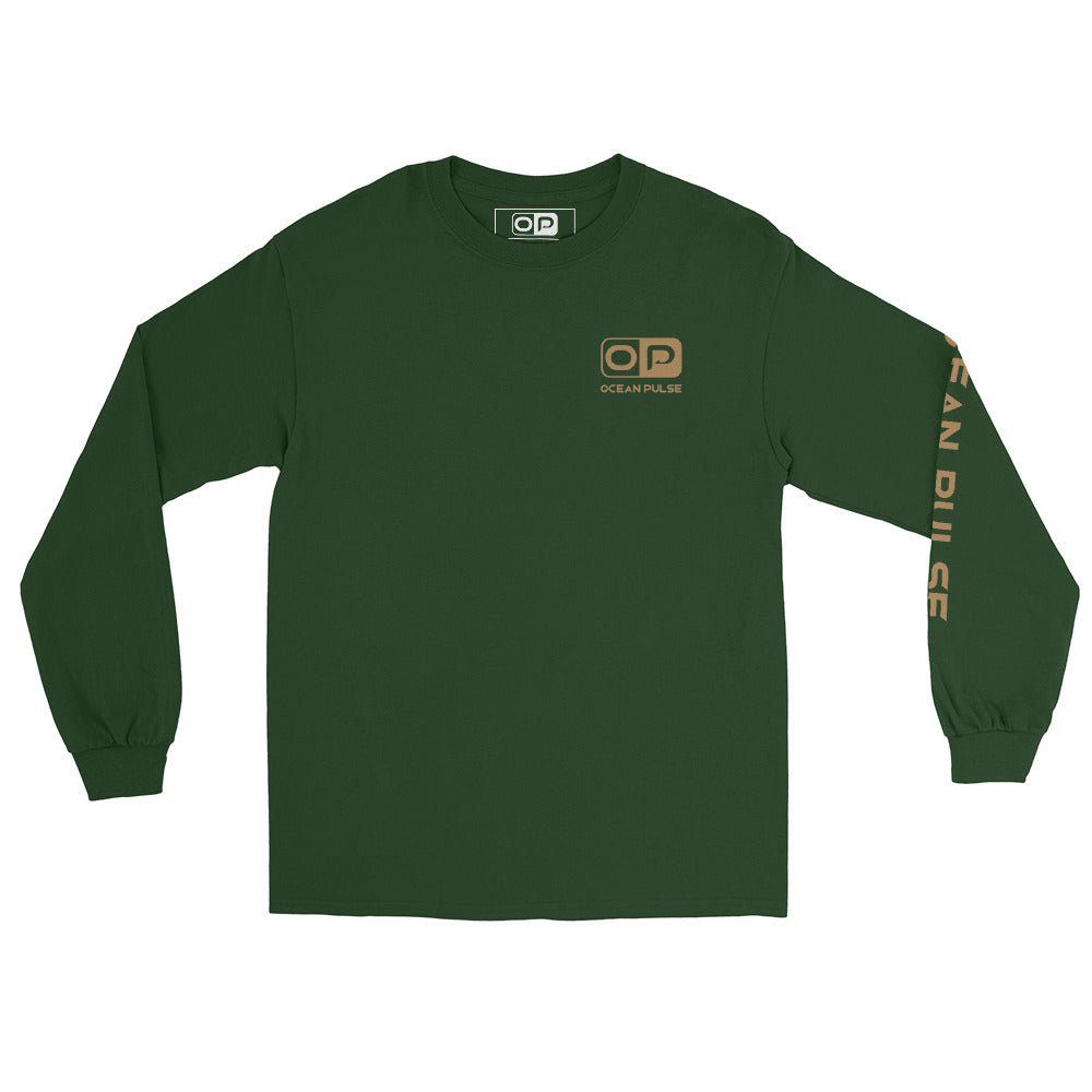Ocean Pulse Long Sleeve Shirt (Forest Green) - Ocean Pulse Gear