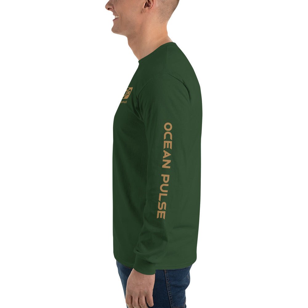 Ocean Pulse Long Sleeve Shirt (Forest Green) - Ocean Pulse Gear