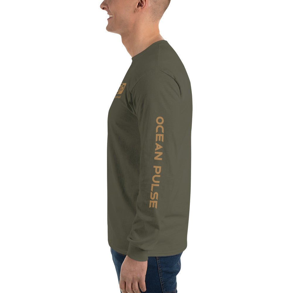 Ocean Pulse Long Sleeve Shirt (Military Green) - Ocean Pulse Gear