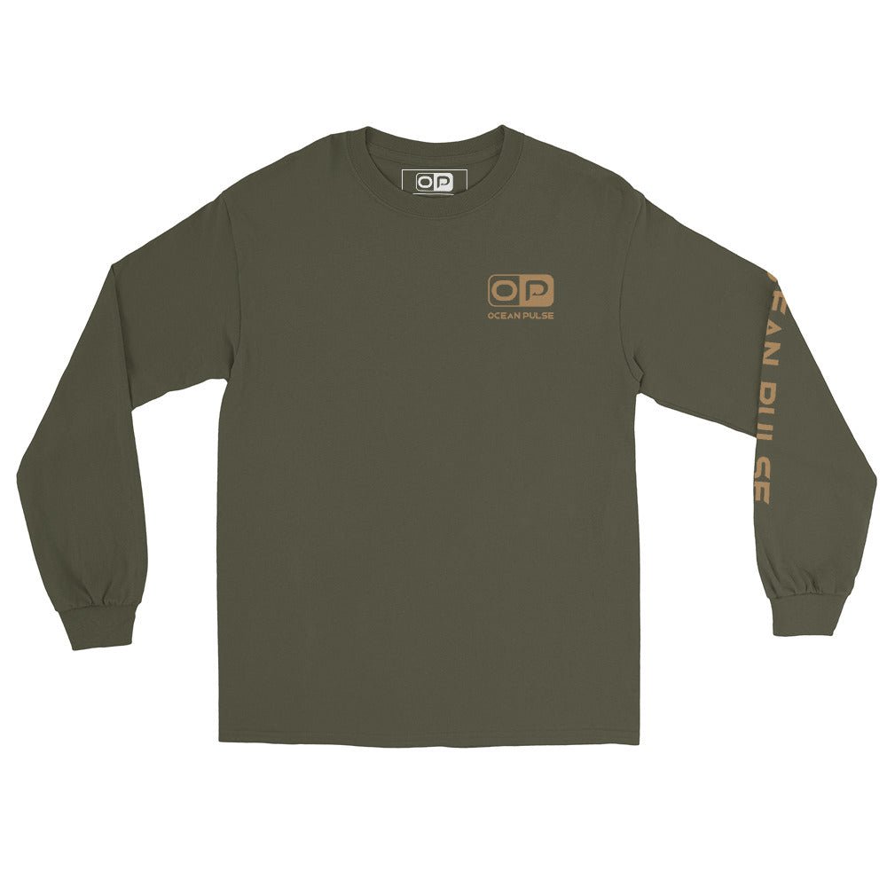 Ocean Pulse Long Sleeve Shirt (Military Green) - Ocean Pulse Gear