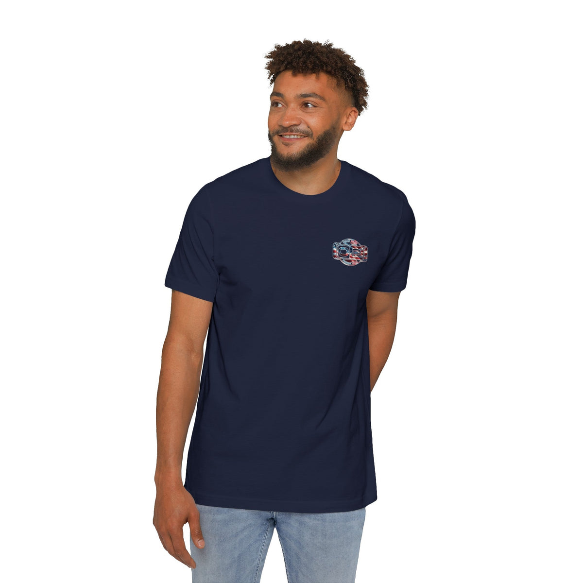 Ocean Pulse Patriot Short Sleeve T-Shirt (Navy Blue) - Ocean Pulse Gear