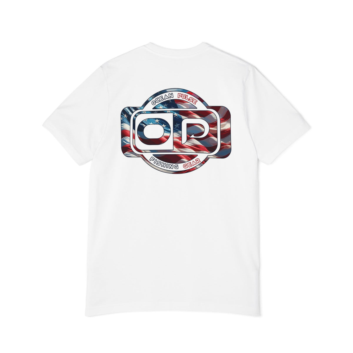 Ocean Pulse Patriot Short Sleeve T-Shirt (White) - Ocean Pulse Gear