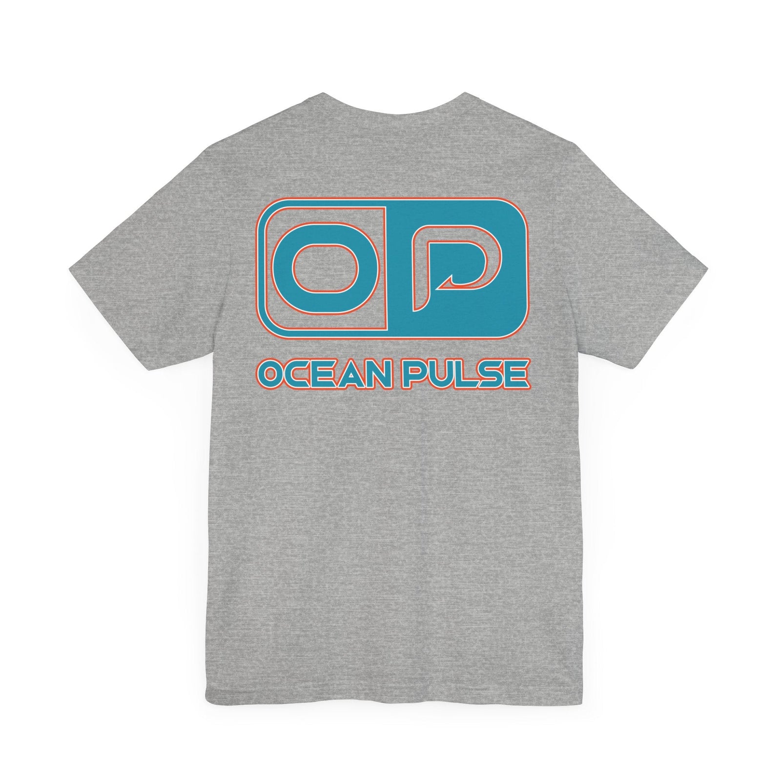 Ocean Pulse Short Sleeve Tee in Miami Dolphins Colorway (Grey) - Ocean Pulse Gear