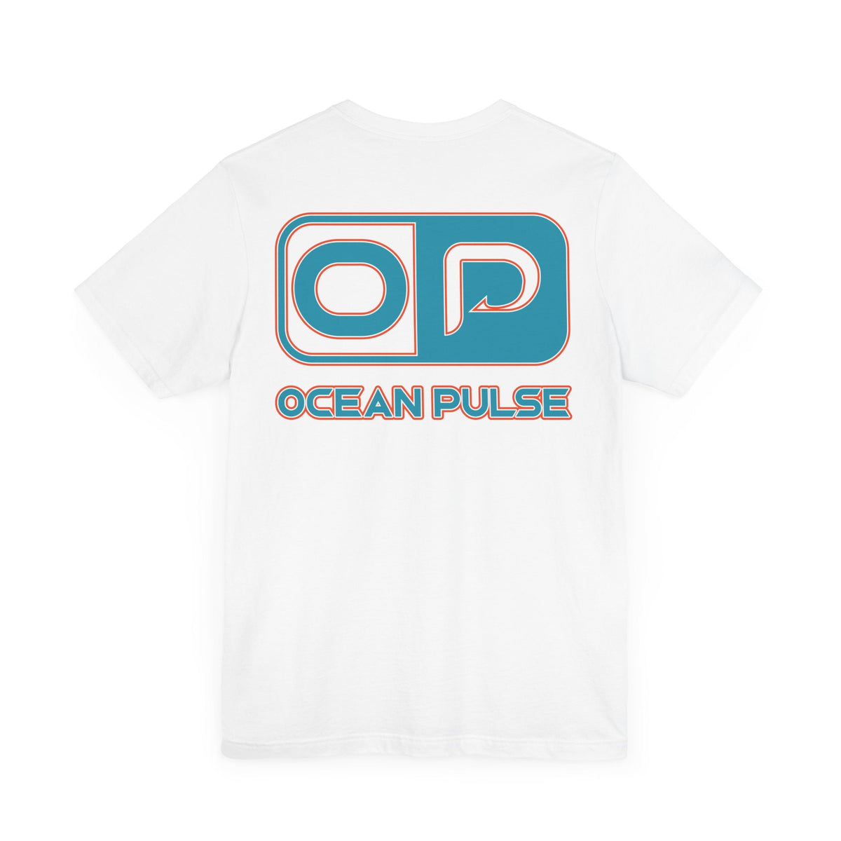Ocean Pulse Short Sleeve Tee in Miami Dolphins Colorway (White) - Ocean Pulse Gear
