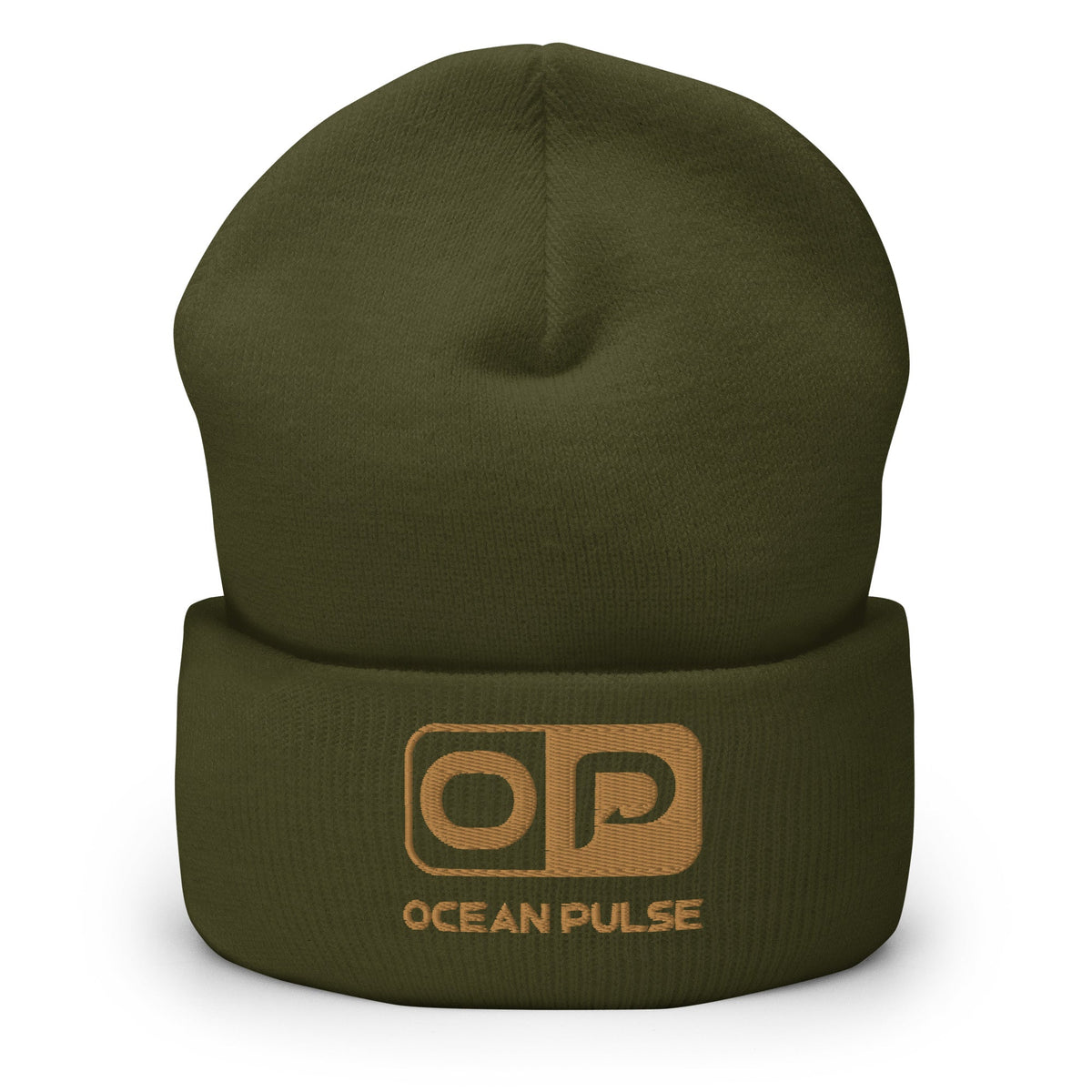 OP Beanie By Ocean Pulse (Olive) - Ocean Pulse Gear