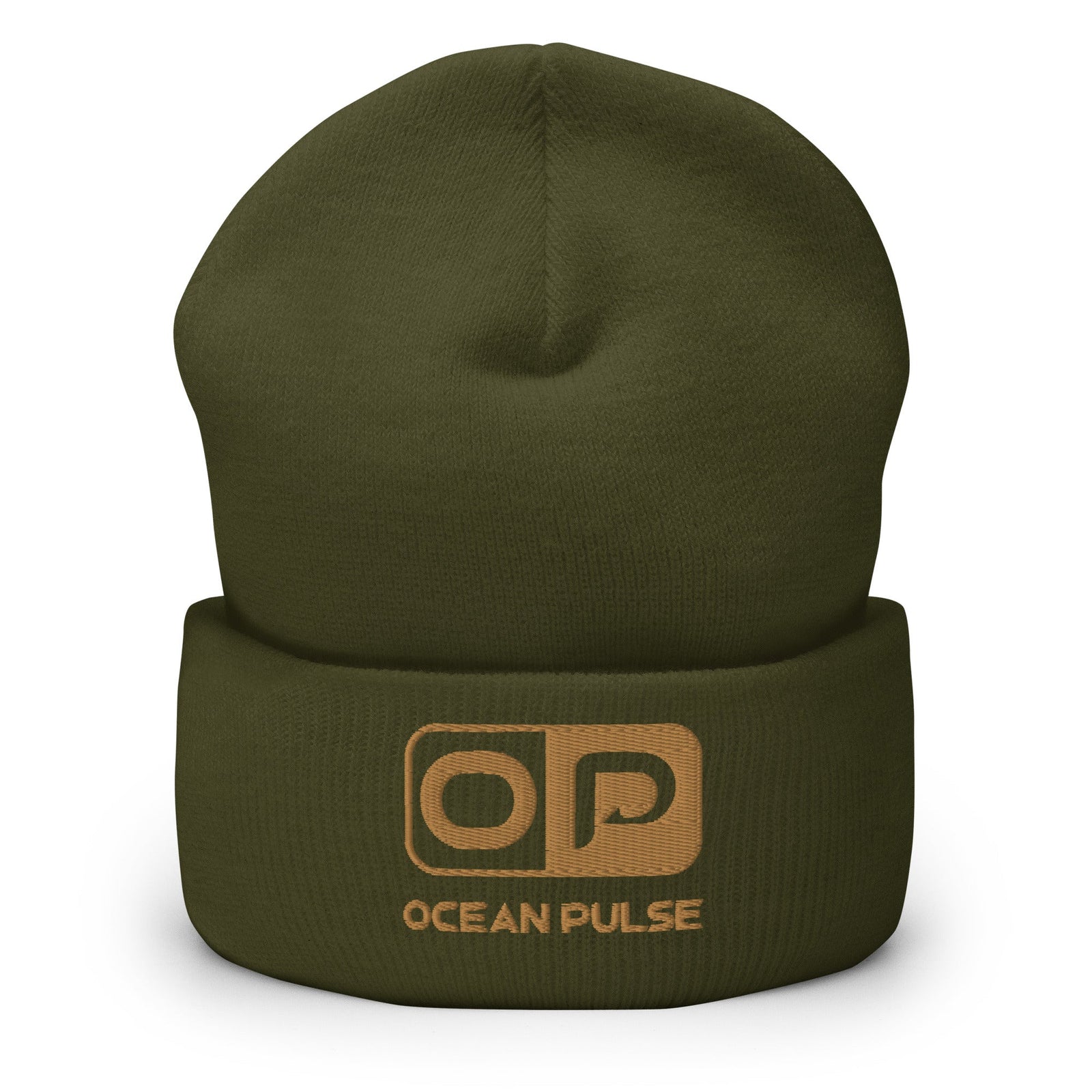 OP Beanie By Ocean Pulse (Olive) - Ocean Pulse Gear