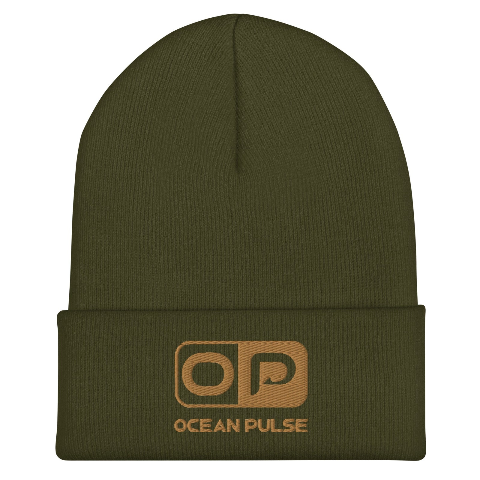 OP Beanie By Ocean Pulse (Olive) - Ocean Pulse Gear