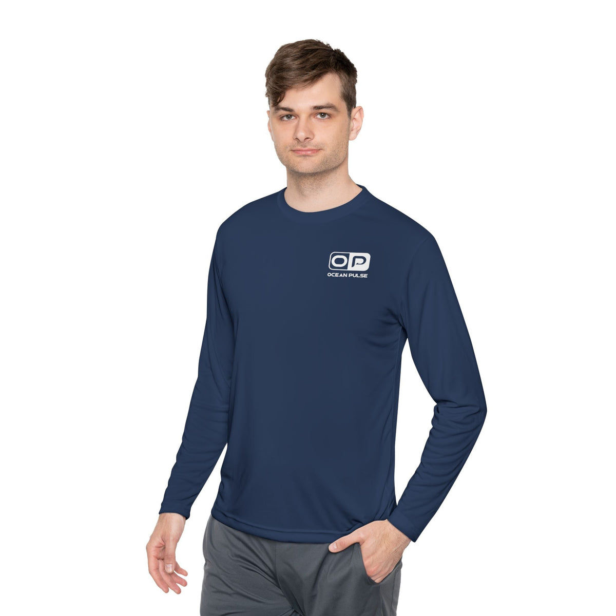 OP Florida Keys Reef Slam Long Sleeve Performance Fishing Shirt by Ocean Pulse (Navy Blue) - Ocean Pulse Gear
