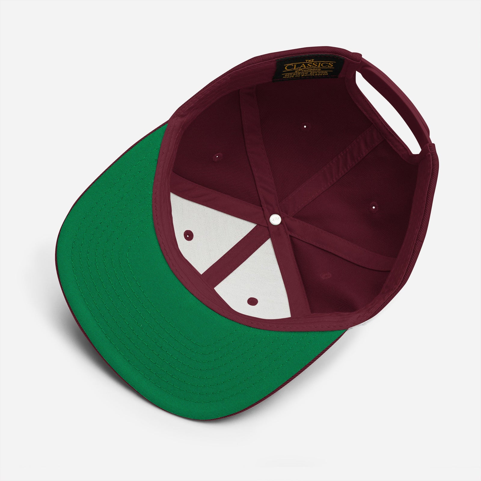 OP OG Snapback Hat by Ocean Pulse (Maroon) - Ocean Pulse Gear
