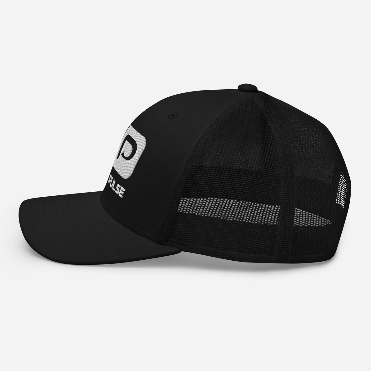 OP Trucker Hat by Ocean Pulse (Black / White) - Ocean Pulse Gear