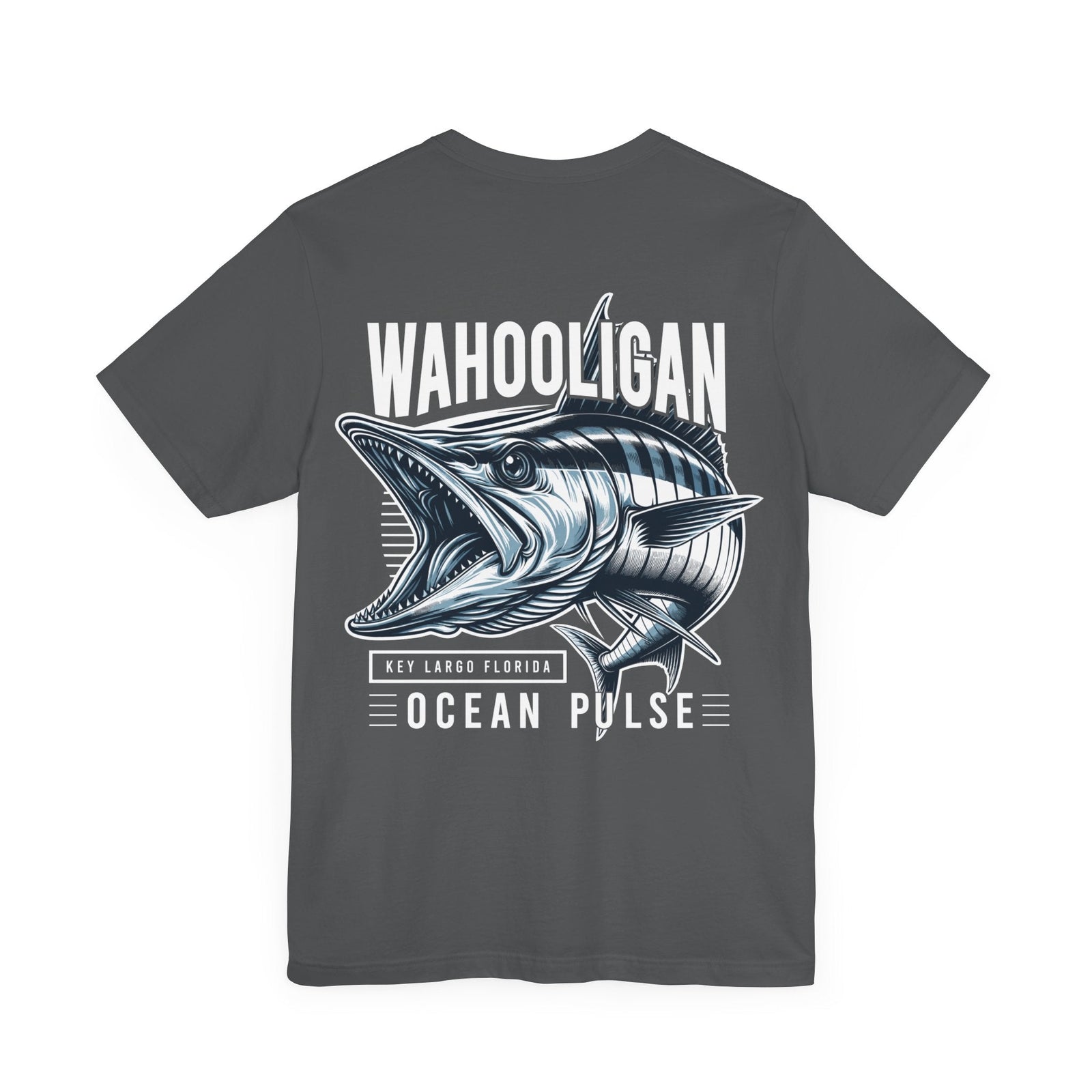 Wahooligan T-Shirt by Ocean Pulse (Asphalt Gray) - Ocean Pulse Gear