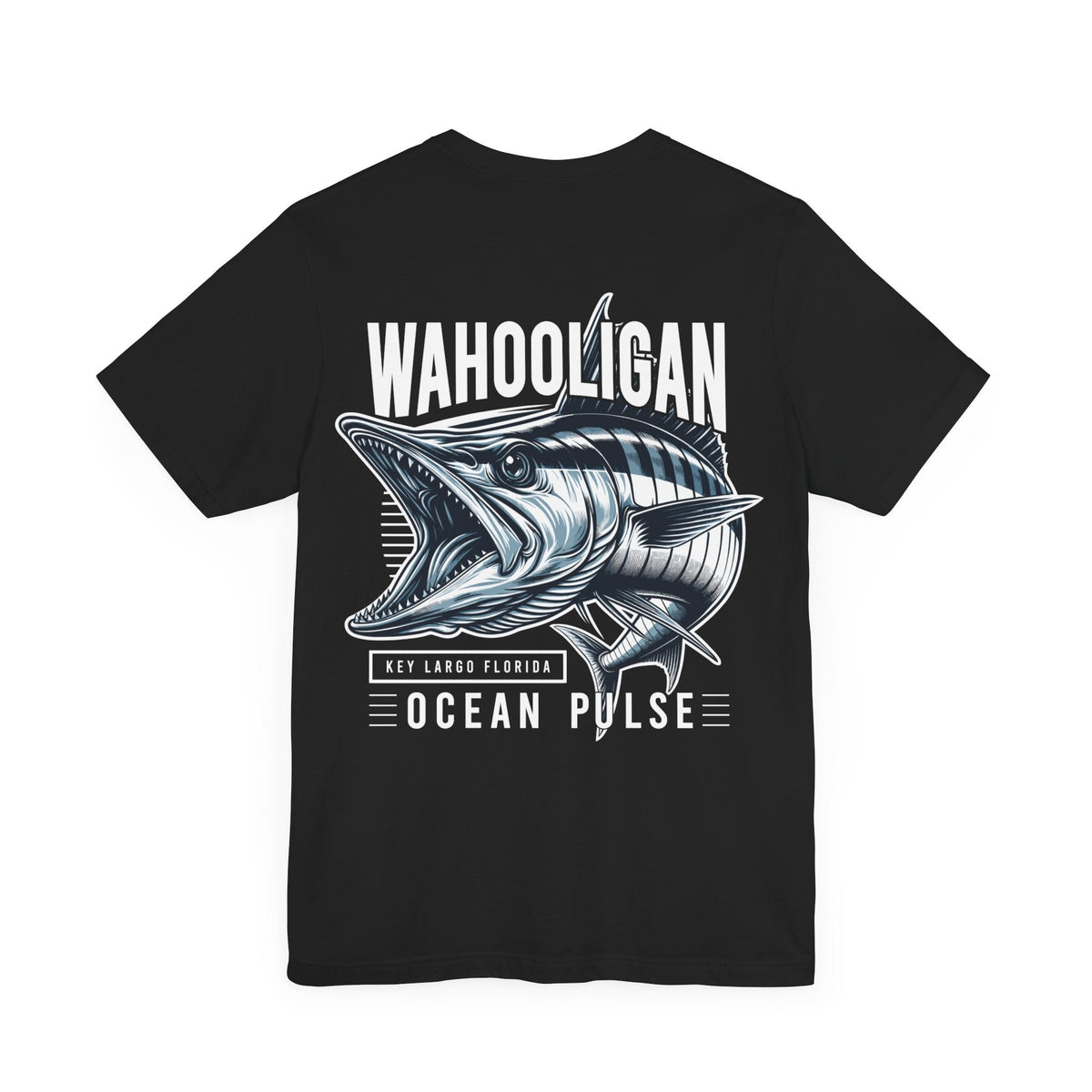 Wahooligan T-Shirt by Ocean Pulse (Black) - Ocean Pulse Gear