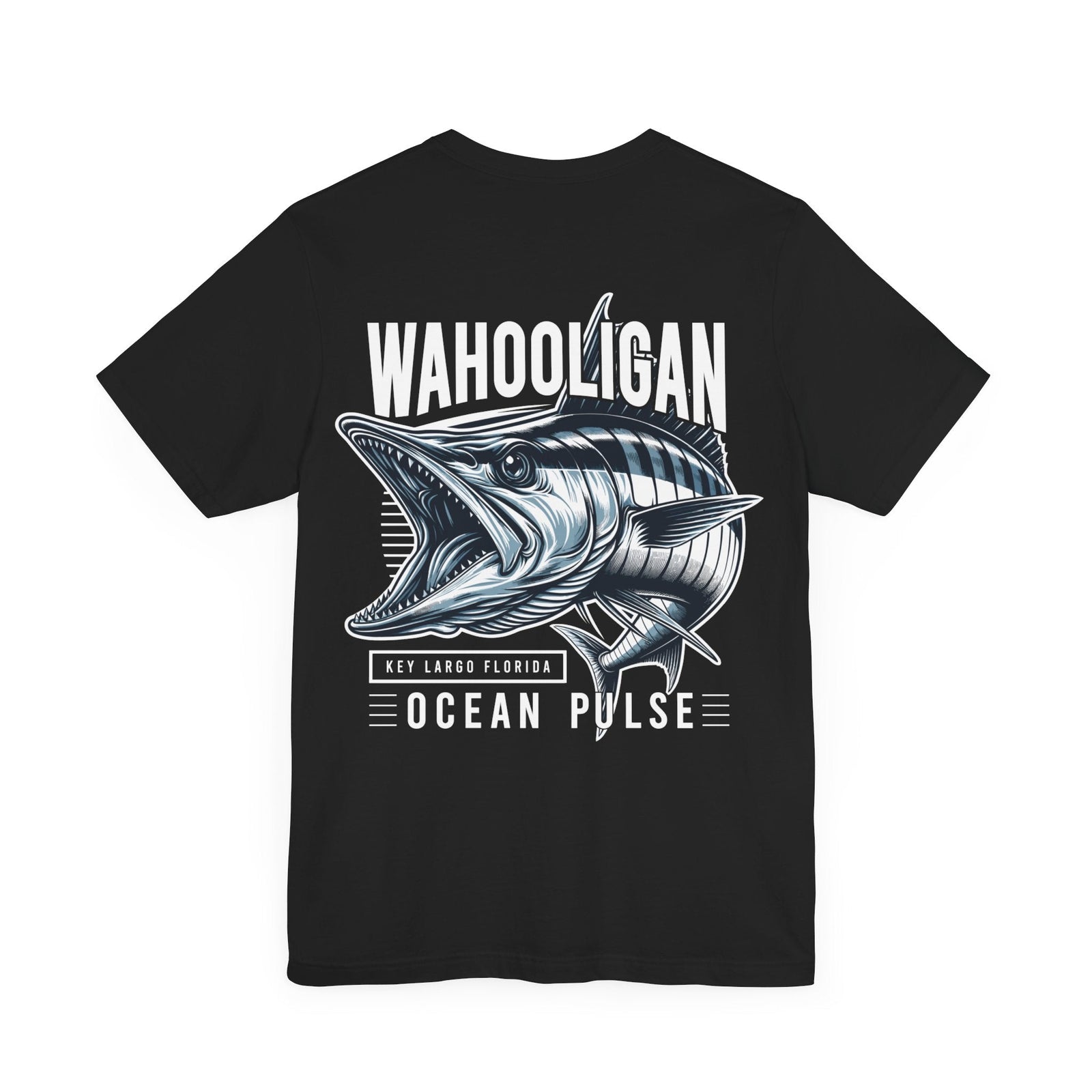Wahooligan T-Shirt by Ocean Pulse (Black) - Ocean Pulse Gear