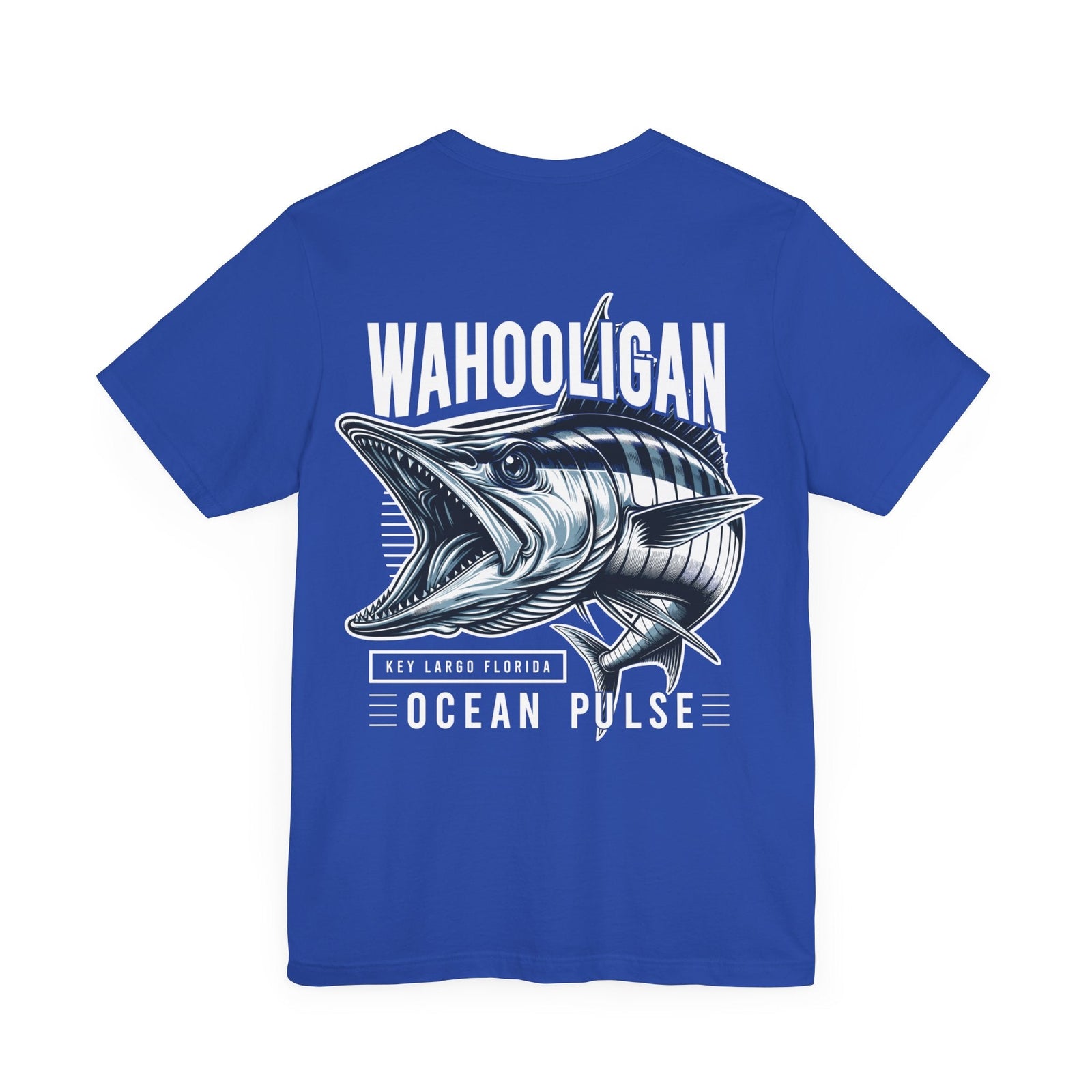 Wahooligan T-Shirt by Ocean Pulse (Royal Blue) - Ocean Pulse Gear